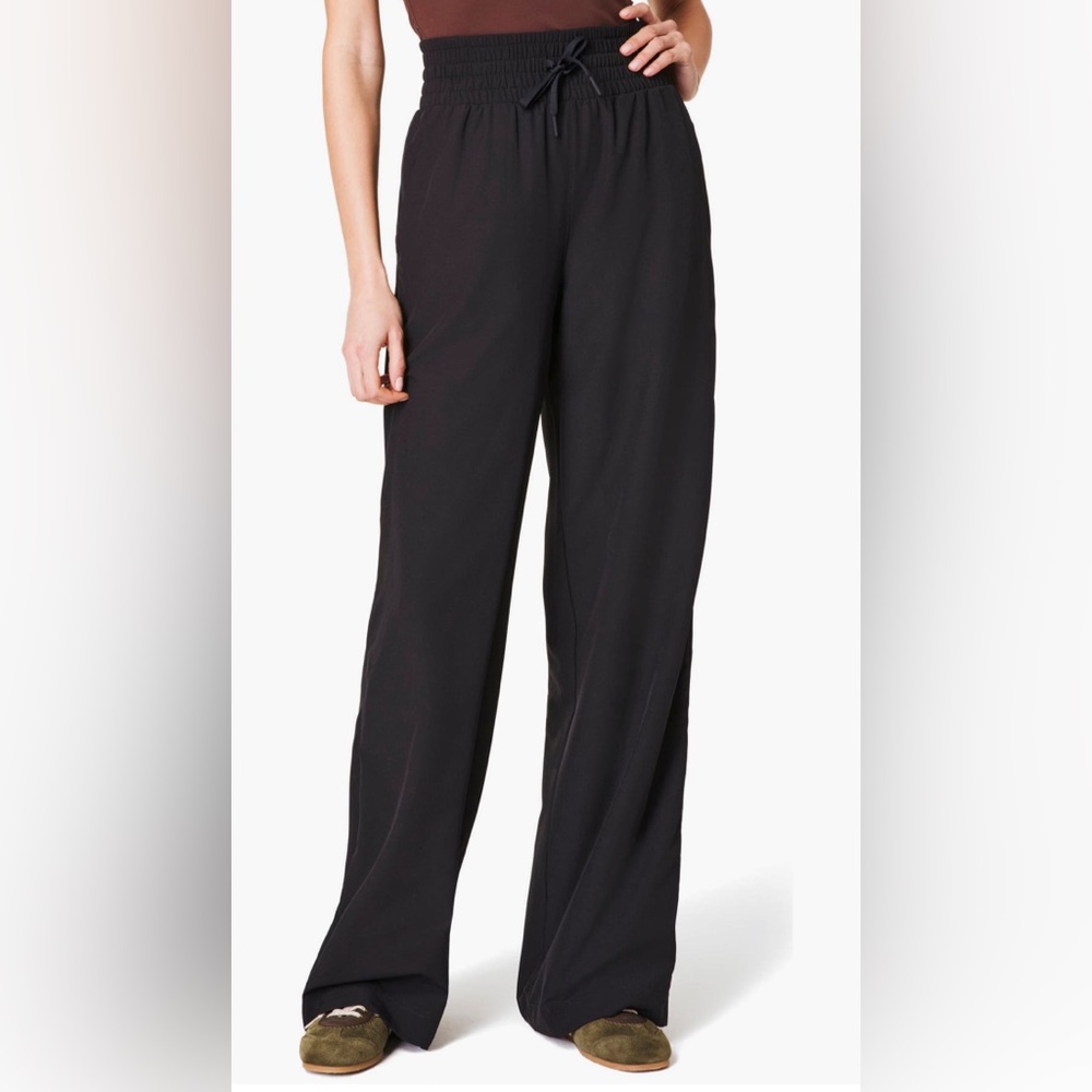 SPANX jogger style pants open leg black size large nwot